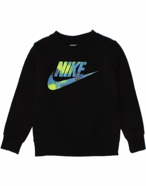 Hypoallergenic Yarn NIKE Baby Boys Graphic Sweatshirt Jumper 18-24 Months Black