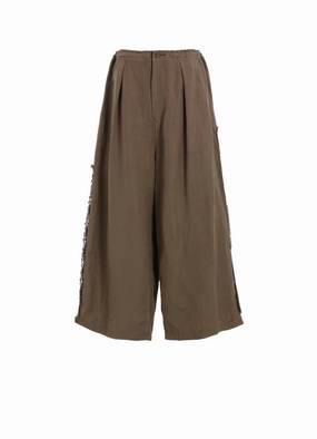 Urban Ready Comfy Texture FRONT TUCKED WIDE PANTS WITH LACE