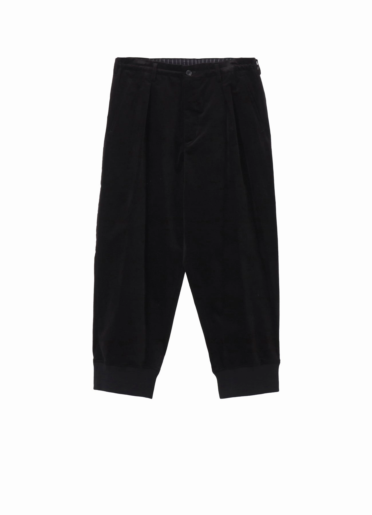 50C VELVET HEM RIB PANTS Breath Flex Transitional Style