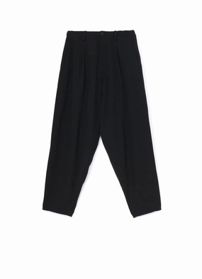 ReflectiveTrim Snug Waist GABARDINE BACK SIDE ZIPPER PANTS