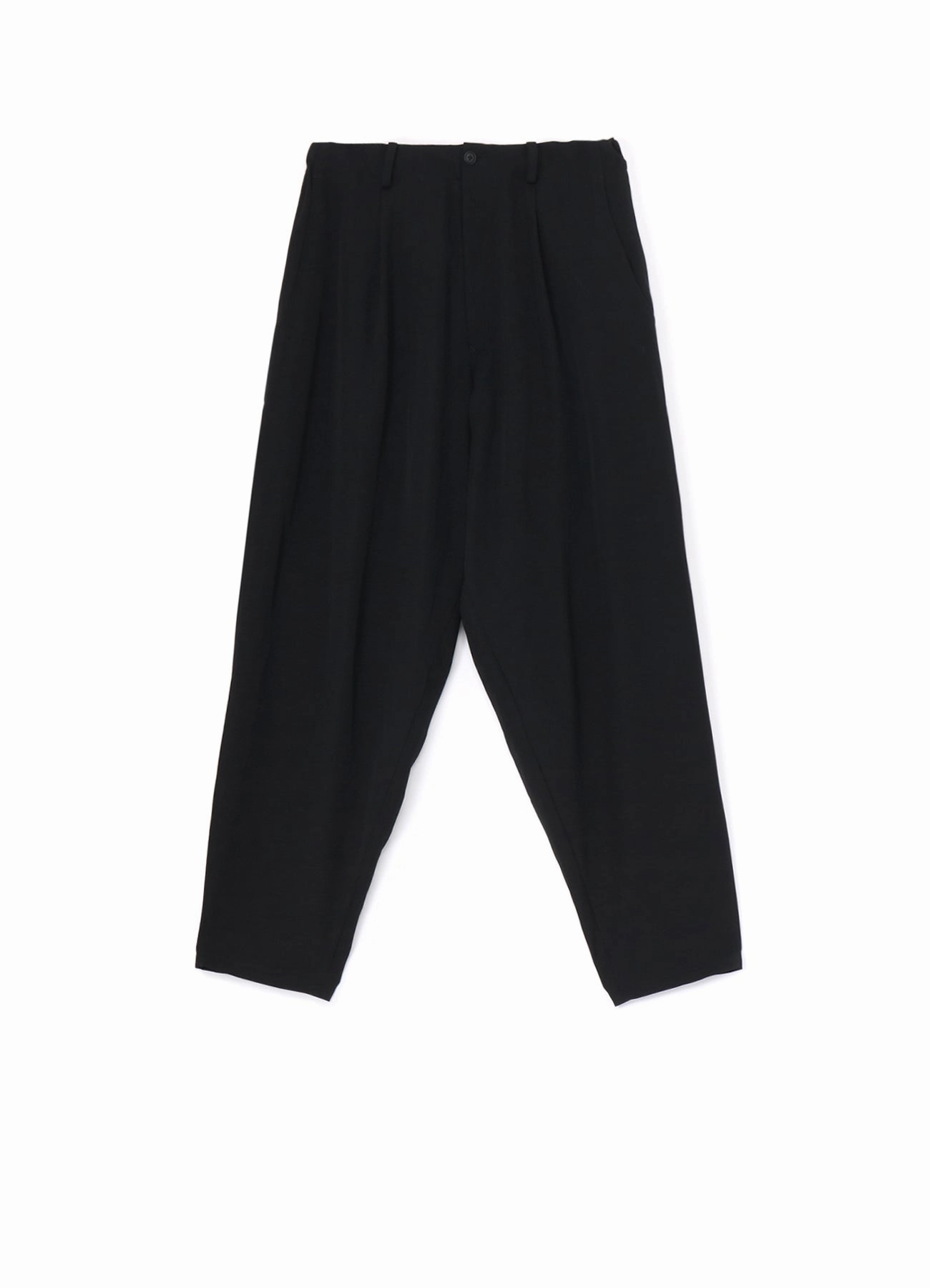 ReflectiveTrim Snug Waist GABARDINE BACK SIDE ZIPPER PANTS