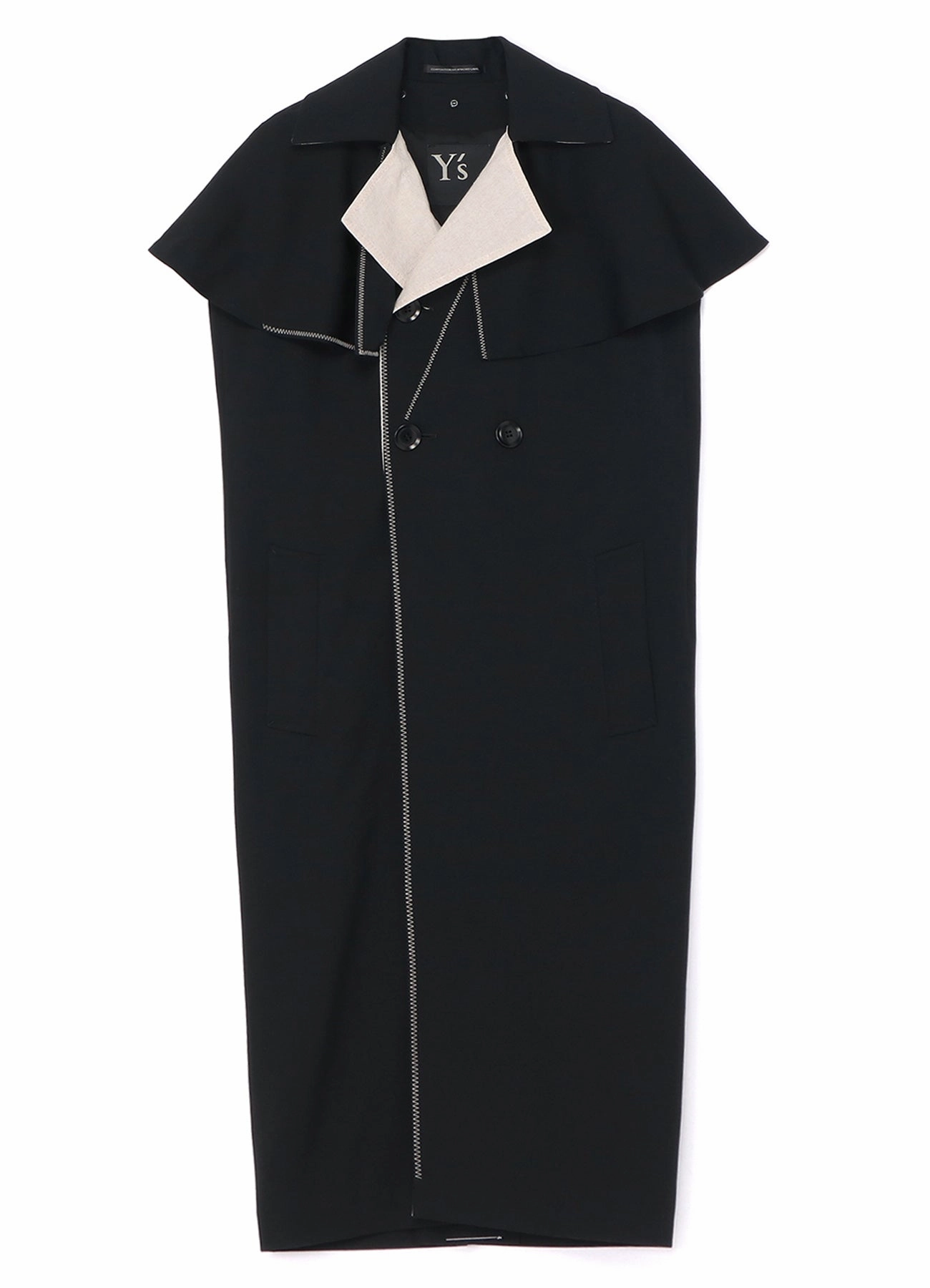 Breathable Membrane GABARDINE CAPE ATTACHED TRENCH COAT