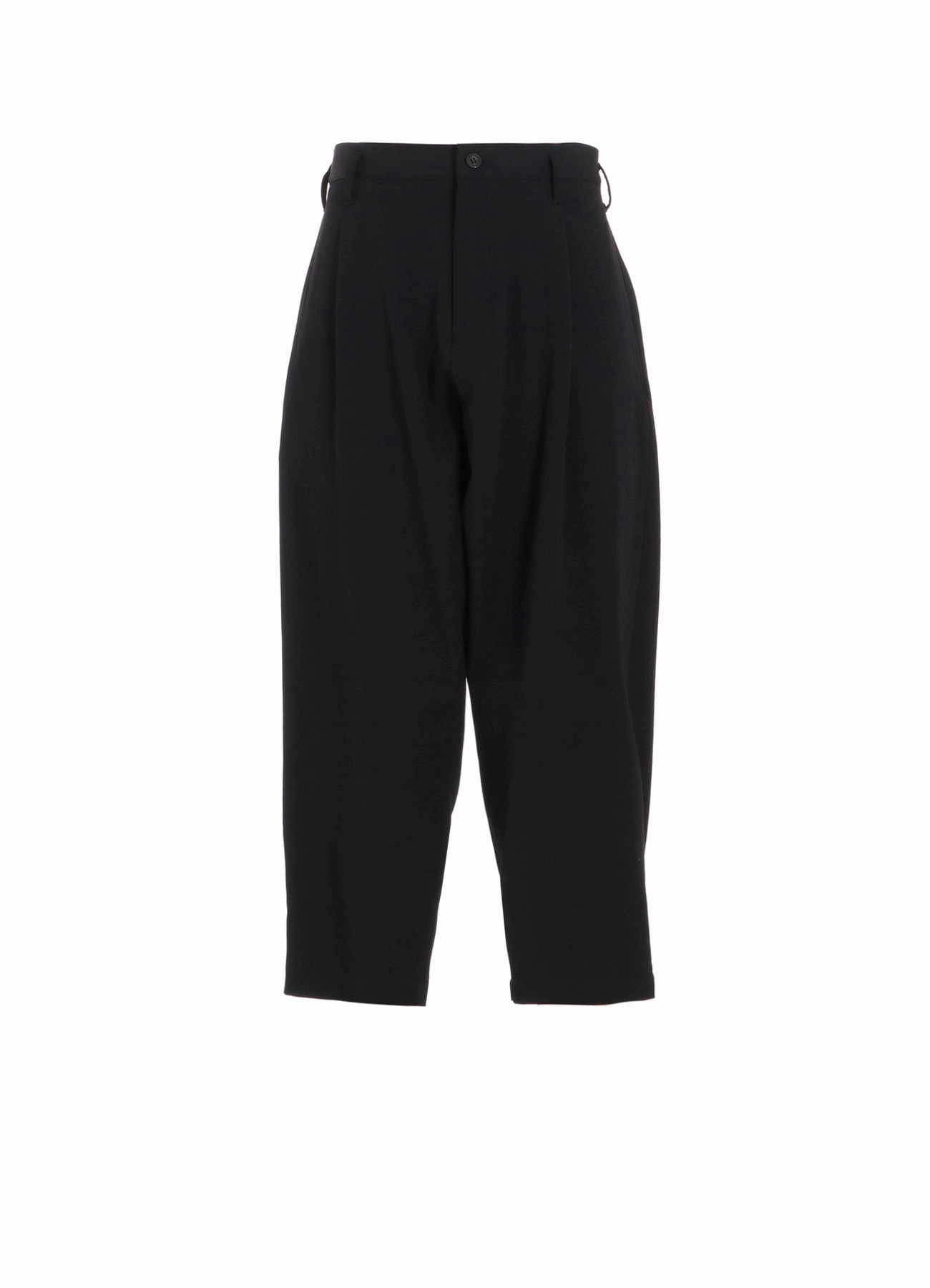 relaxed shape GABARDINE CROPPED PANTS