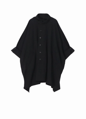 GABARDINE HIGH NECK COAT City Ready Style