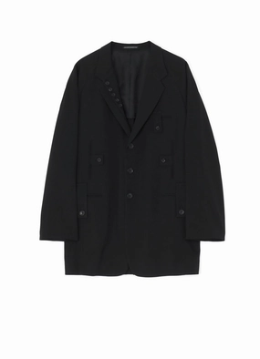 muted shades Outdoor Use GABARDINE I-LAPEL BUTTON 5PK JKT