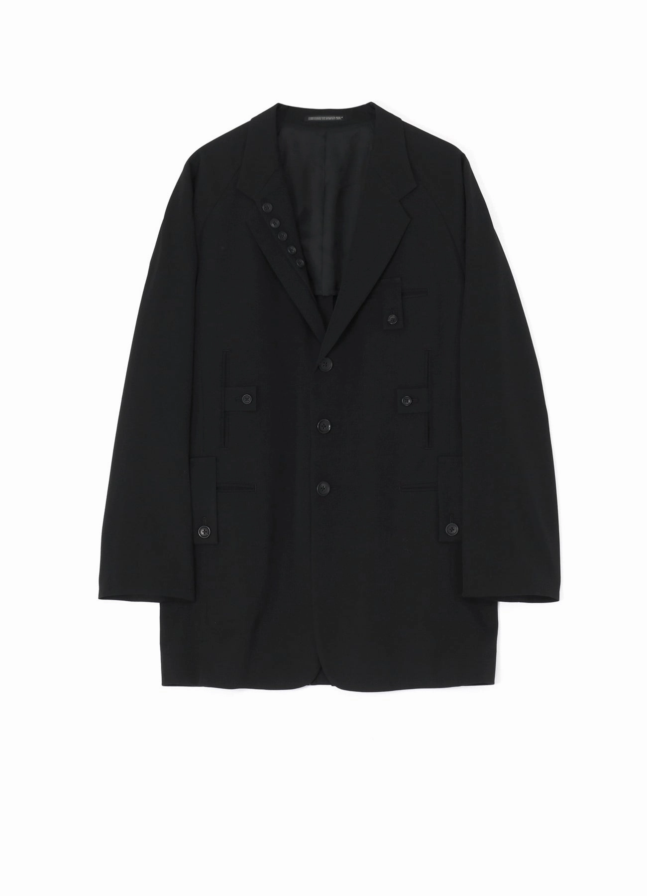 muted shades Outdoor Use GABARDINE I-LAPEL BUTTON 5PK JKT