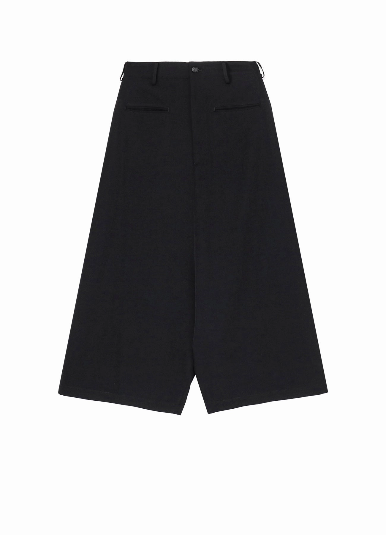 Sporty Cut GABARDINE R-BACKSIDE FLARE WIDE PANTS