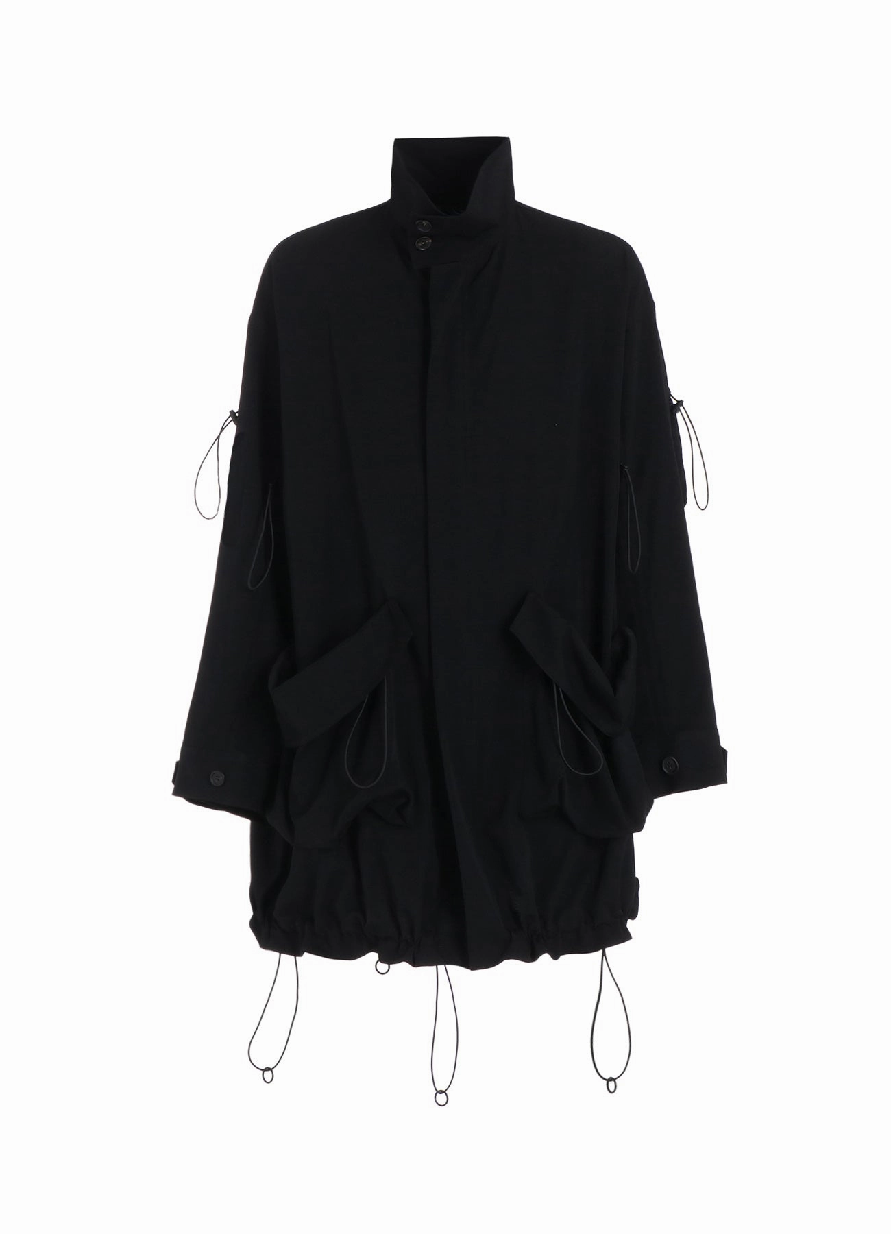 Waterproof Design Compression Fold Design GABARDINE R-STRING COAT