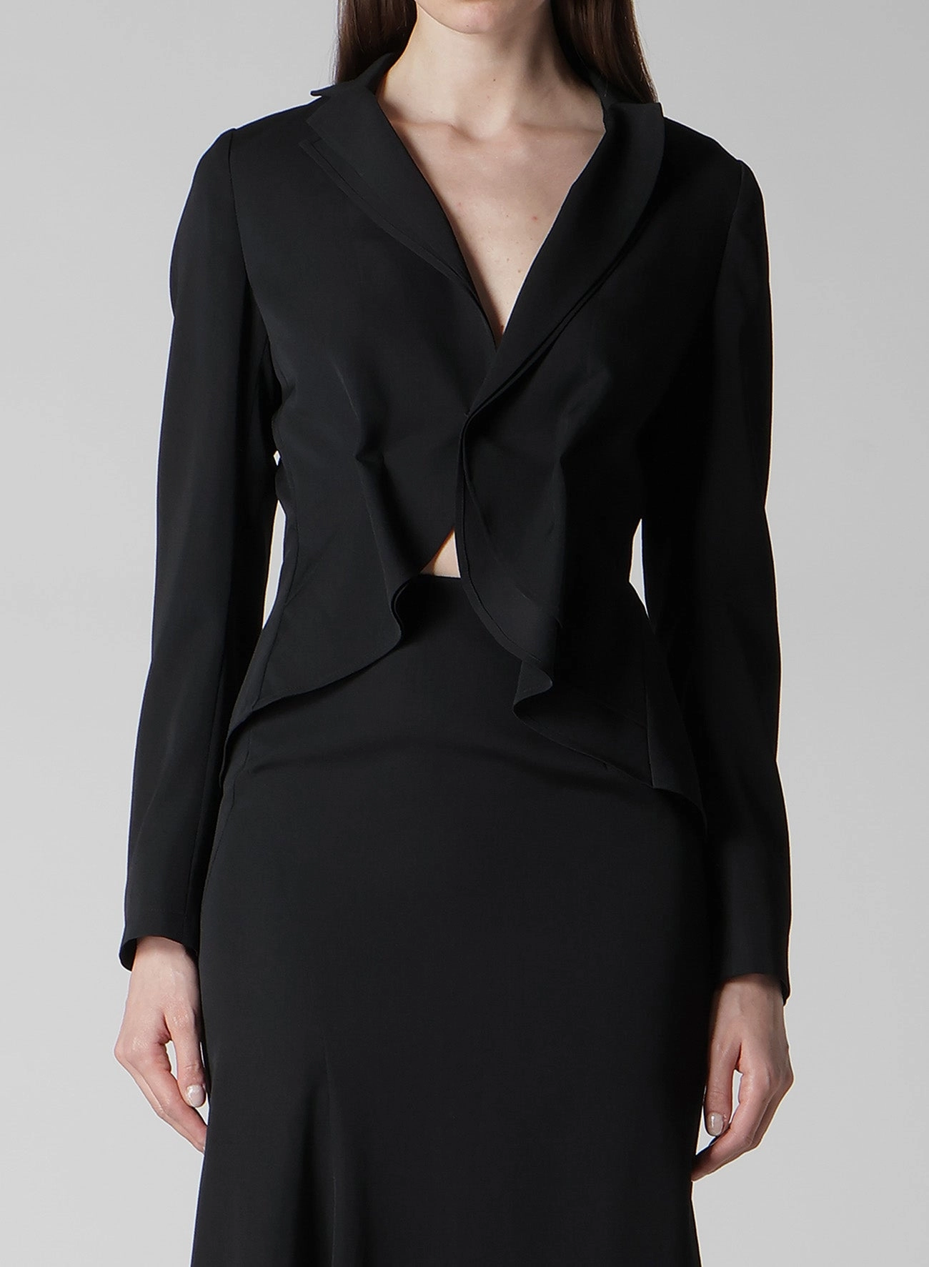 GABARDINE TUCK D SHORT JACKET Tights