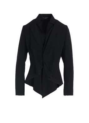 GABARDINE TUCK D SHORT JACKET Easy Comfort