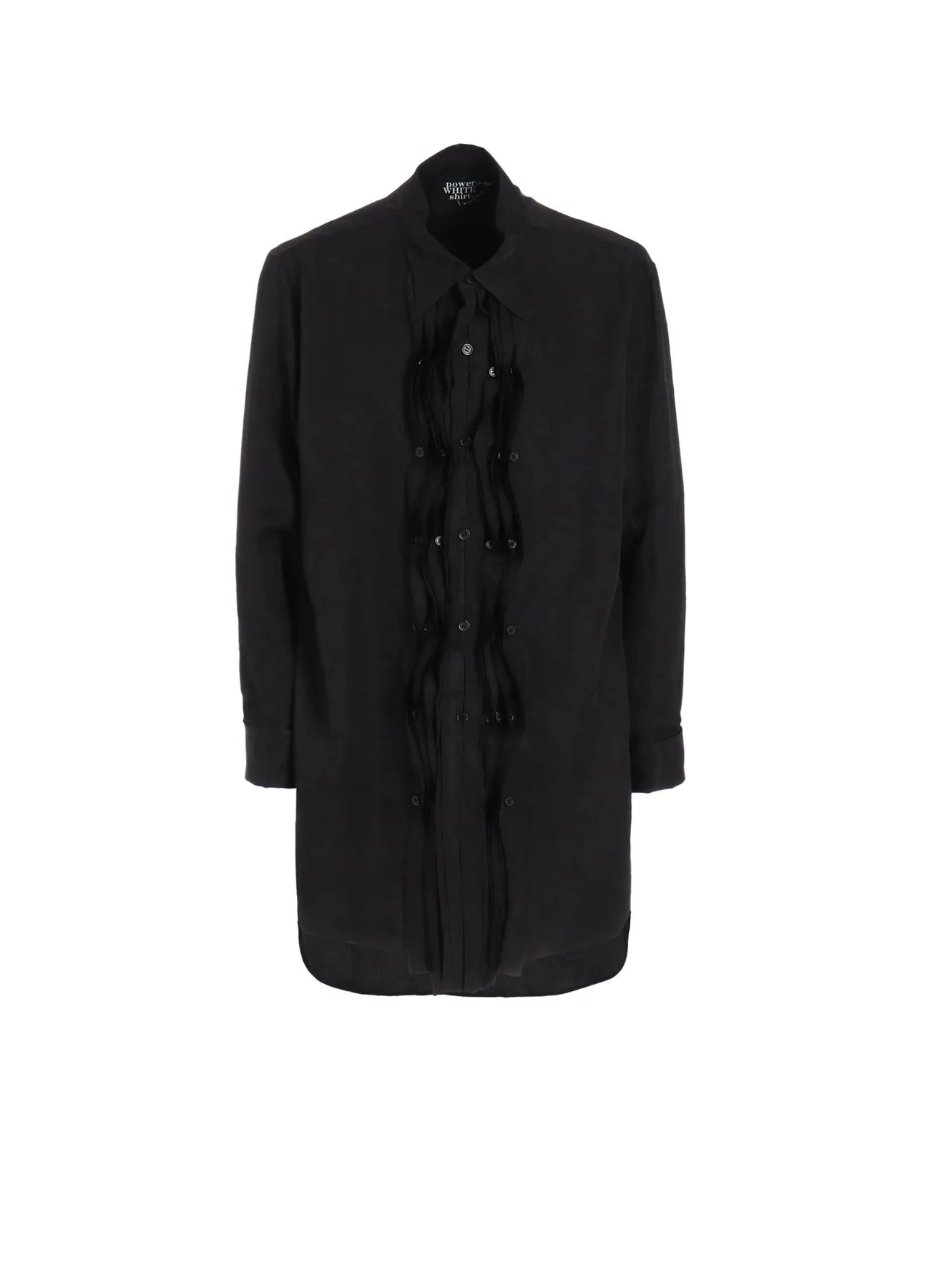 TRIACETATE FRILL SHIRT Tailored Silhouette