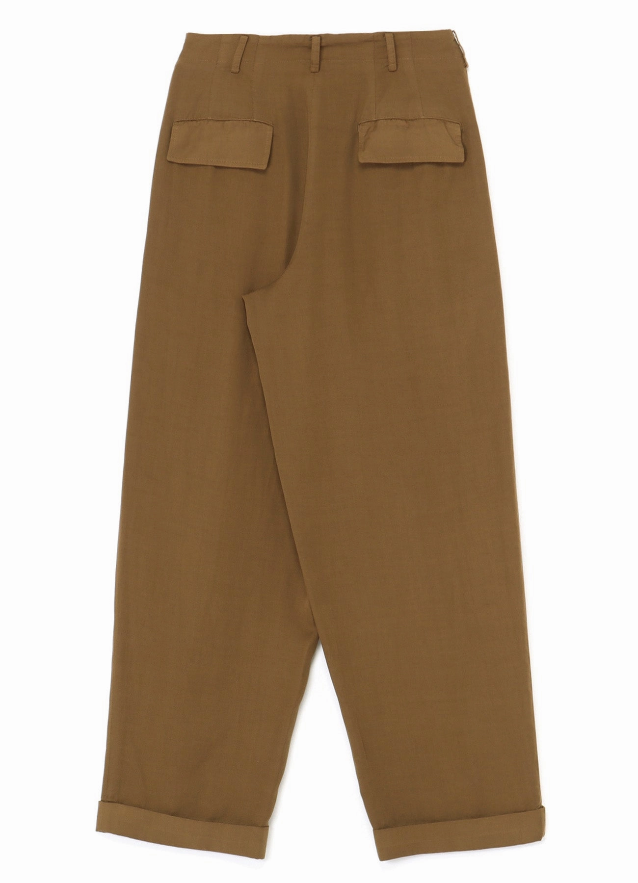 AllDayComfort Flexible Use GARMENT-DYED CELLULOSE TWILL DOUBLE PLEATED CUFFED HEM PANTS