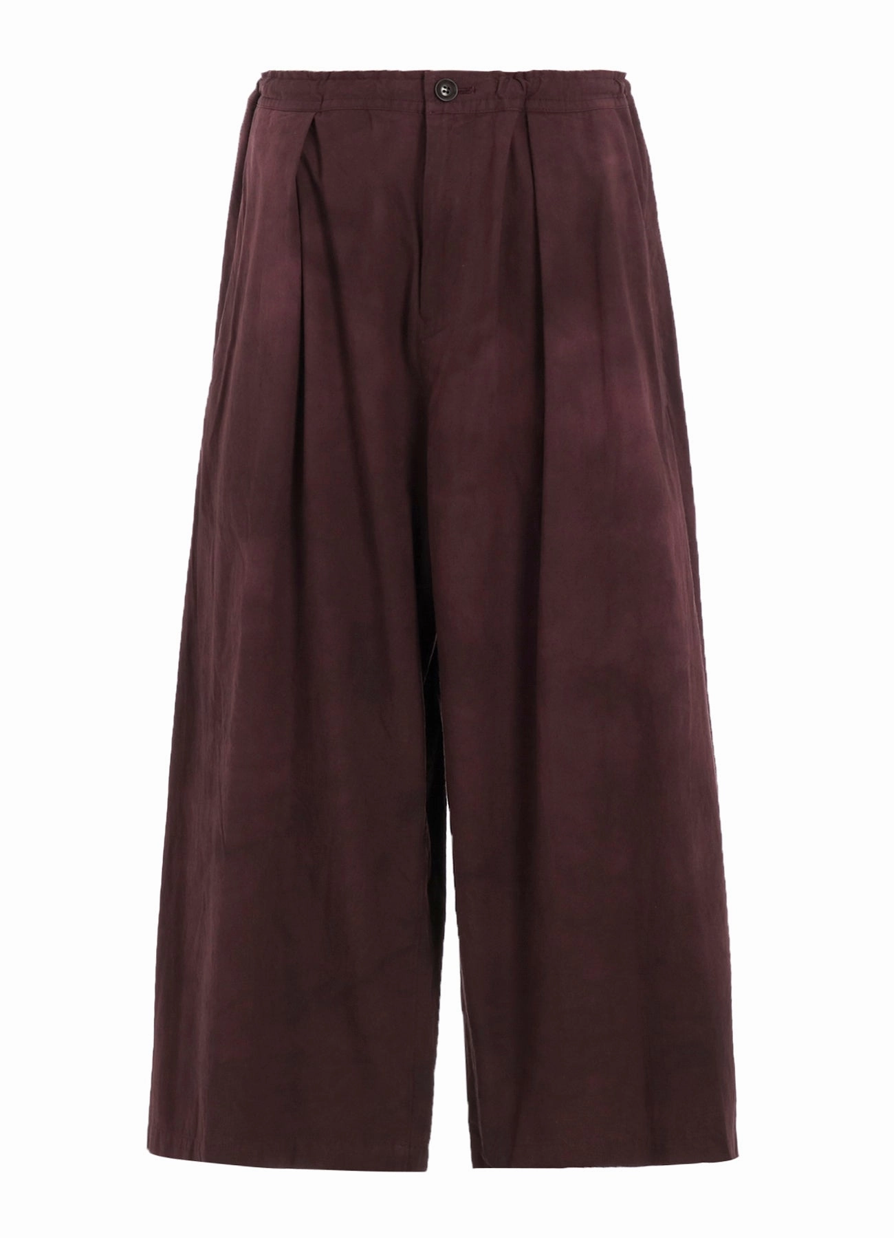 Adaptable Design Durable Twill GARMENT-DYED FRONT TUCK WIDE PANTS