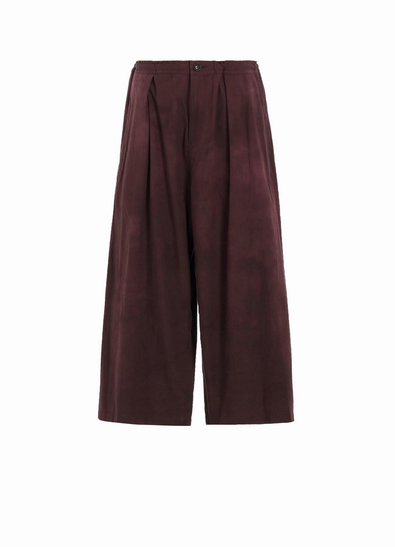 Anti Pilling Treatment GARMENT-DYED FRONT TUCK WIDE PANTS