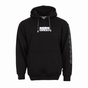 Embroidered Box Logo Hoody - Mens All Weather Outfit Daily Uniform