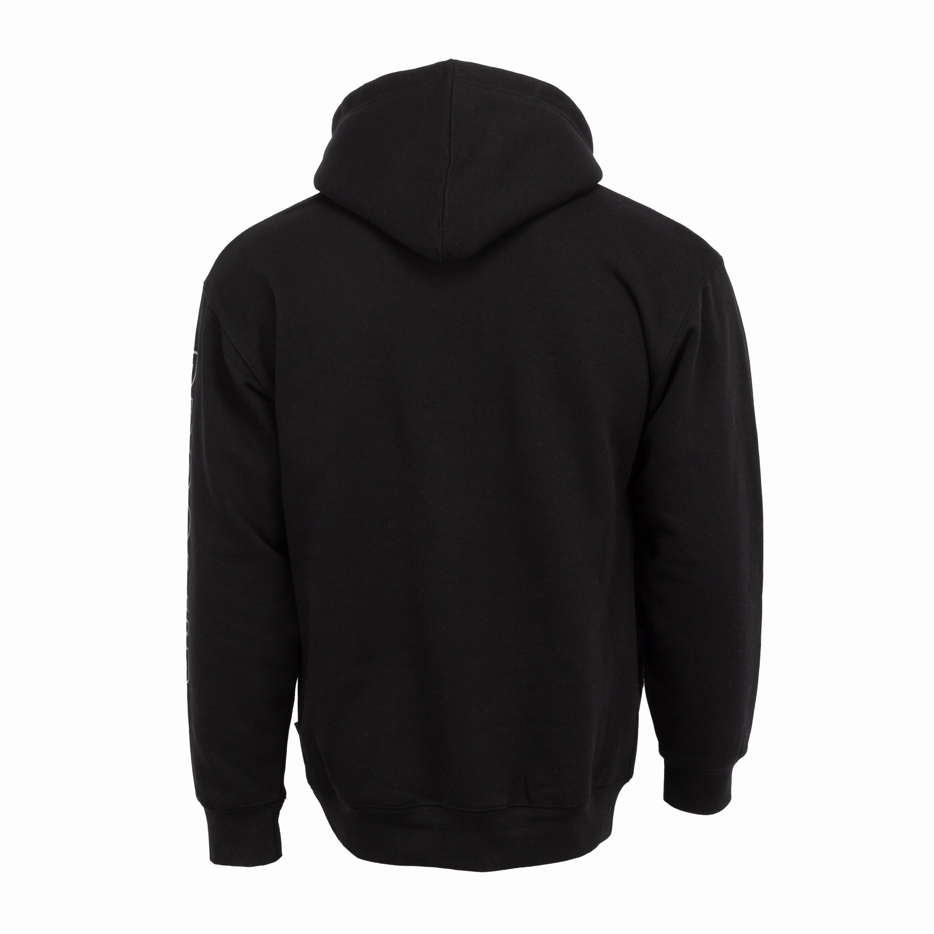 Street Trend Seamless Side Panels Embroidered Box Logo Hoody - Mens