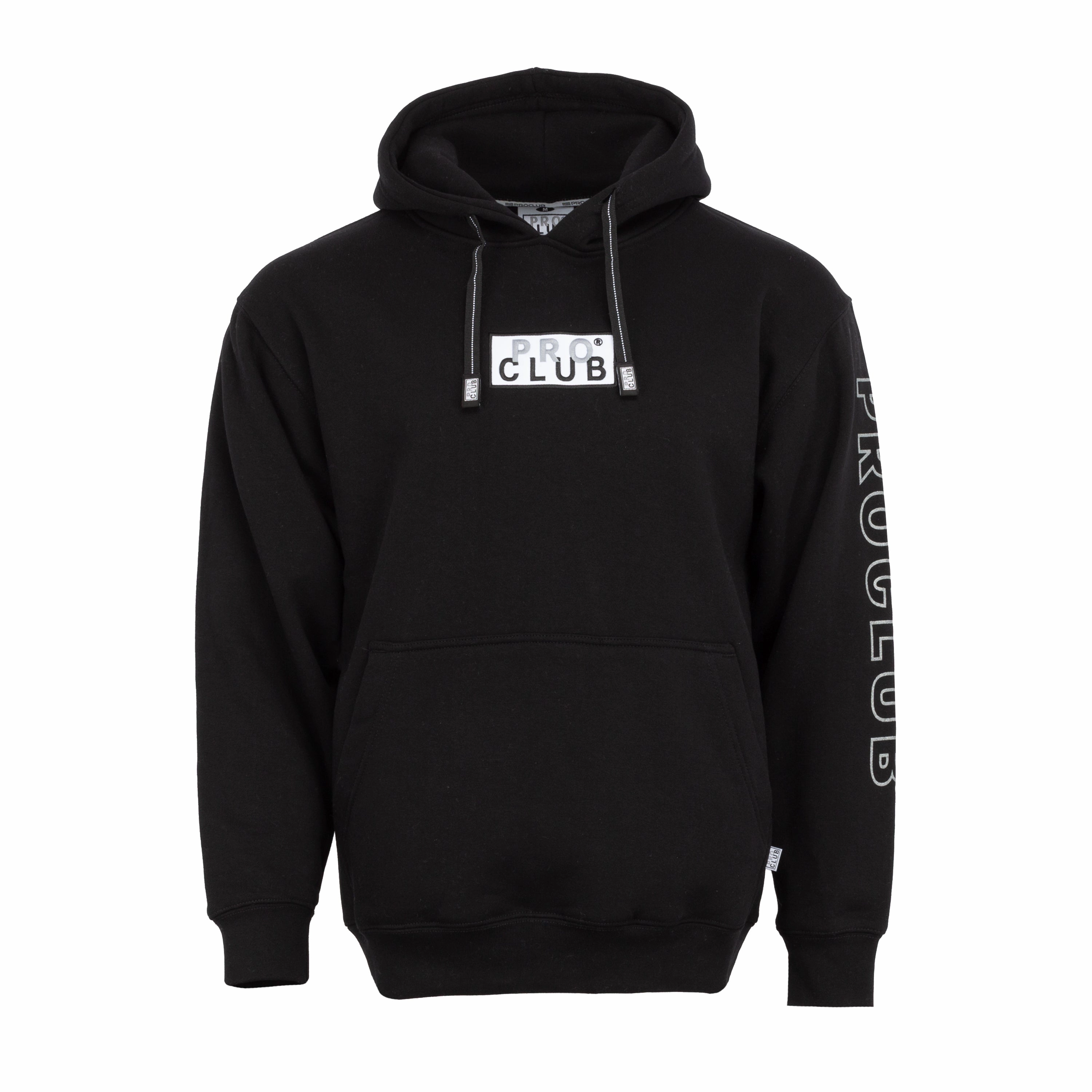 Embroidered Box Logo Hoody - Mens All Weather Outfit Daily Uniform