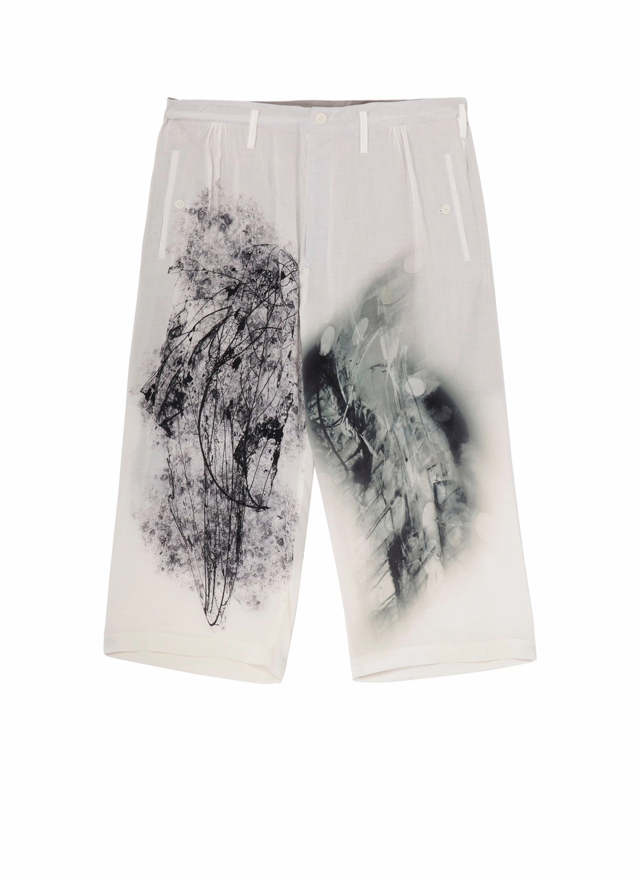 GATHER DETAIL PRINT PANTS Chill Ready