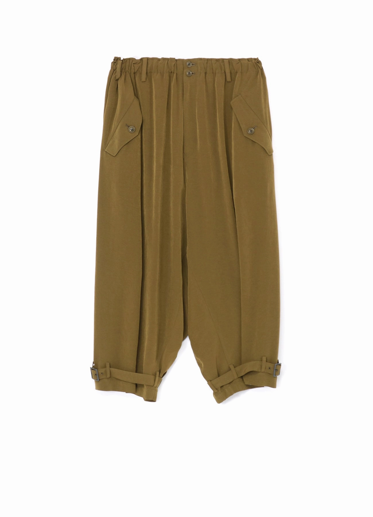 GATHERED HEM-BELTED PANTS Full Flex
