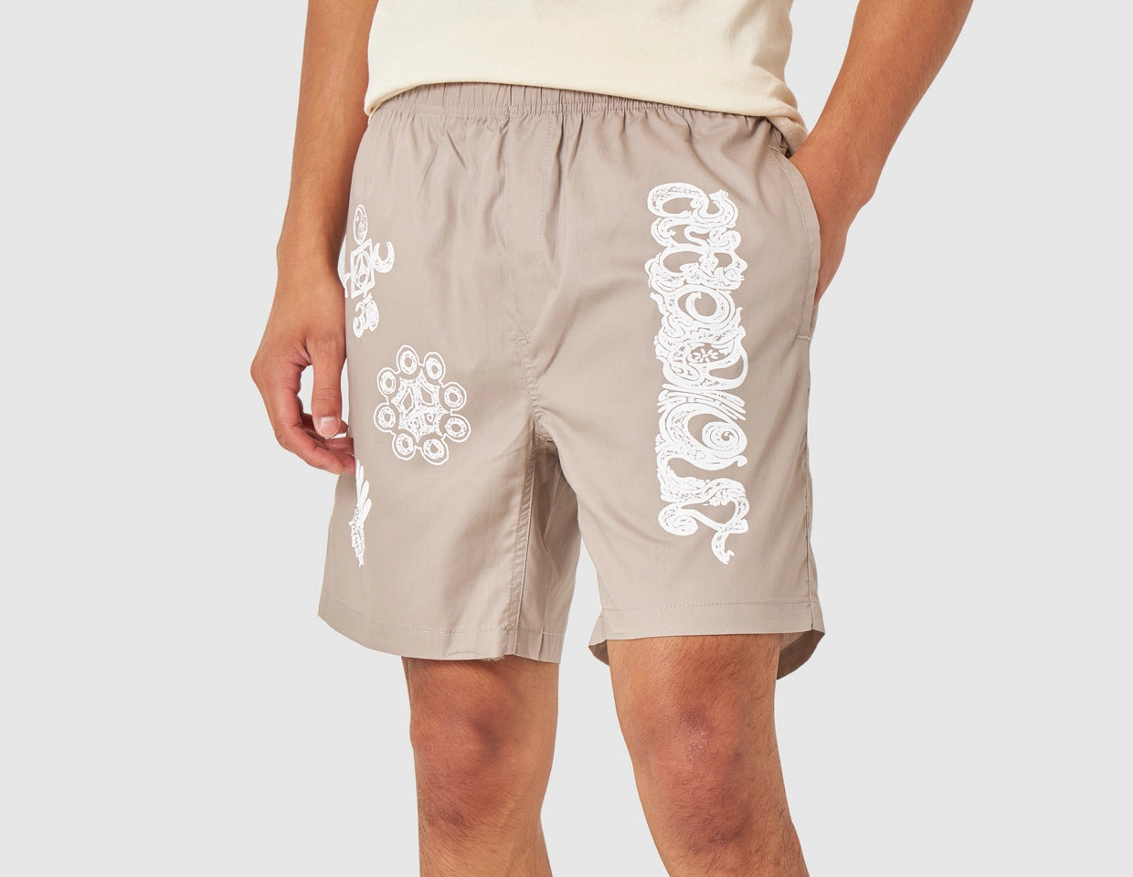 Afield Out Element Shorts / Grey Machine-washable Durable Hem Finishing