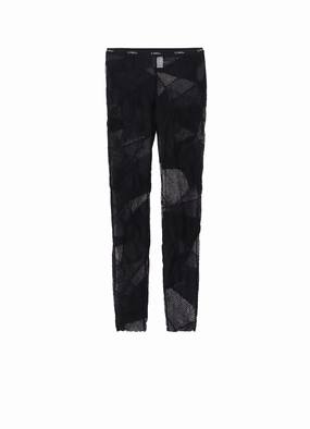 GEOMETRIC NET STANDARD LEGGINS Neutral Look Lightweight Weave