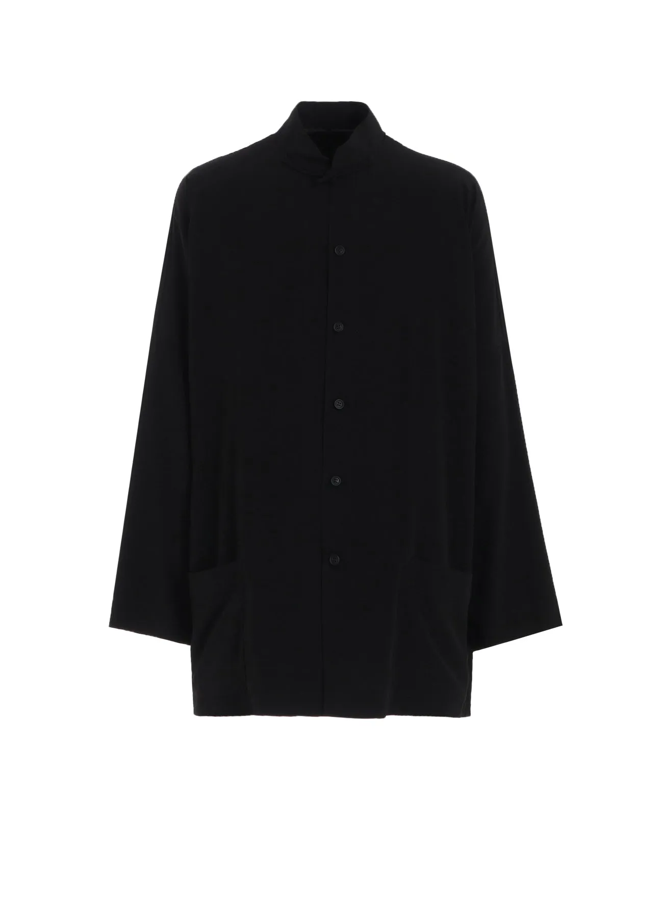 TA TUXEDO SHIRT WITH STAND COLLAR Plus size option stain resistant coating