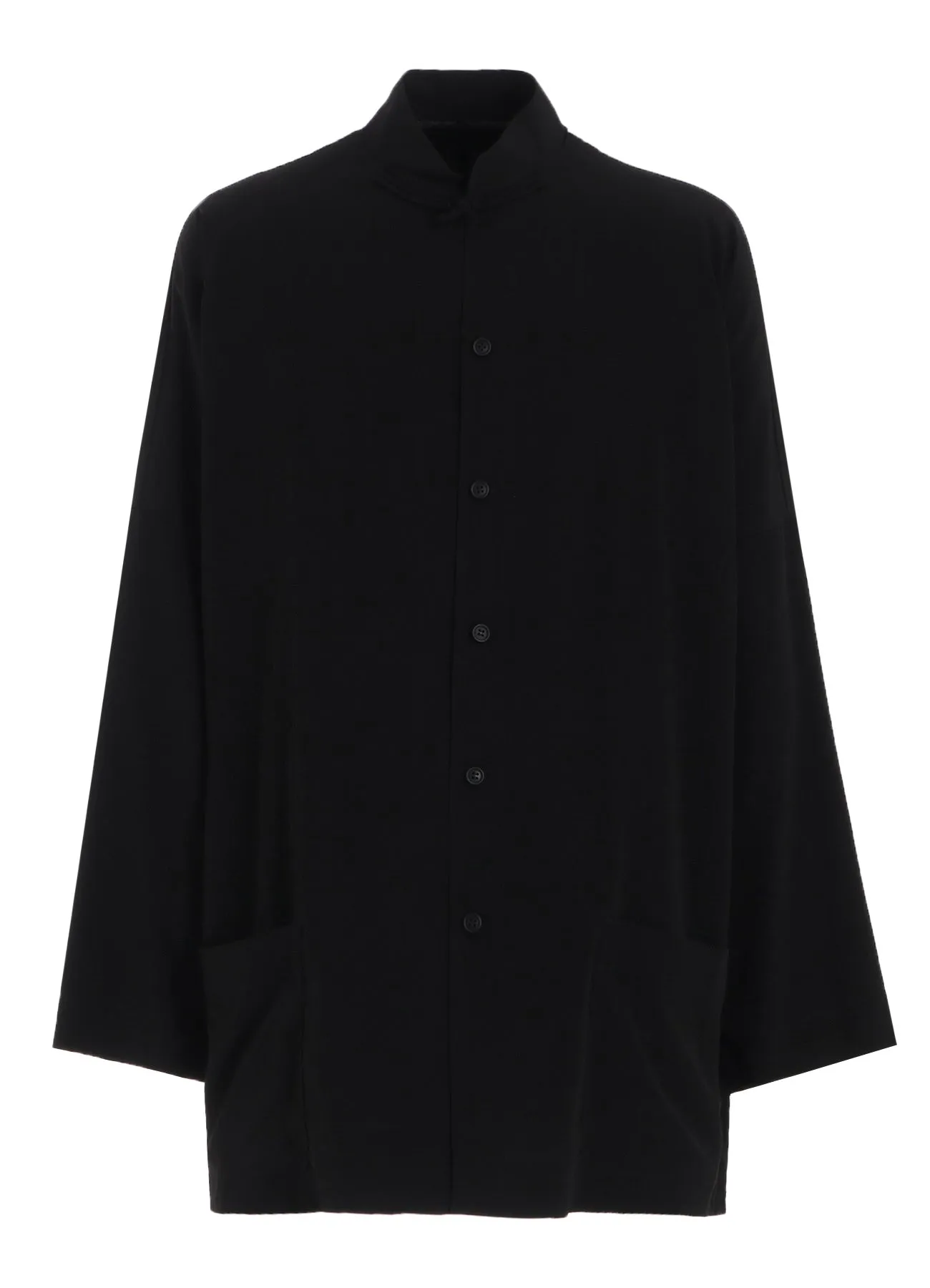 Organic Cotton Smart Appearance TA TUXEDO SHIRT WITH STAND COLLAR