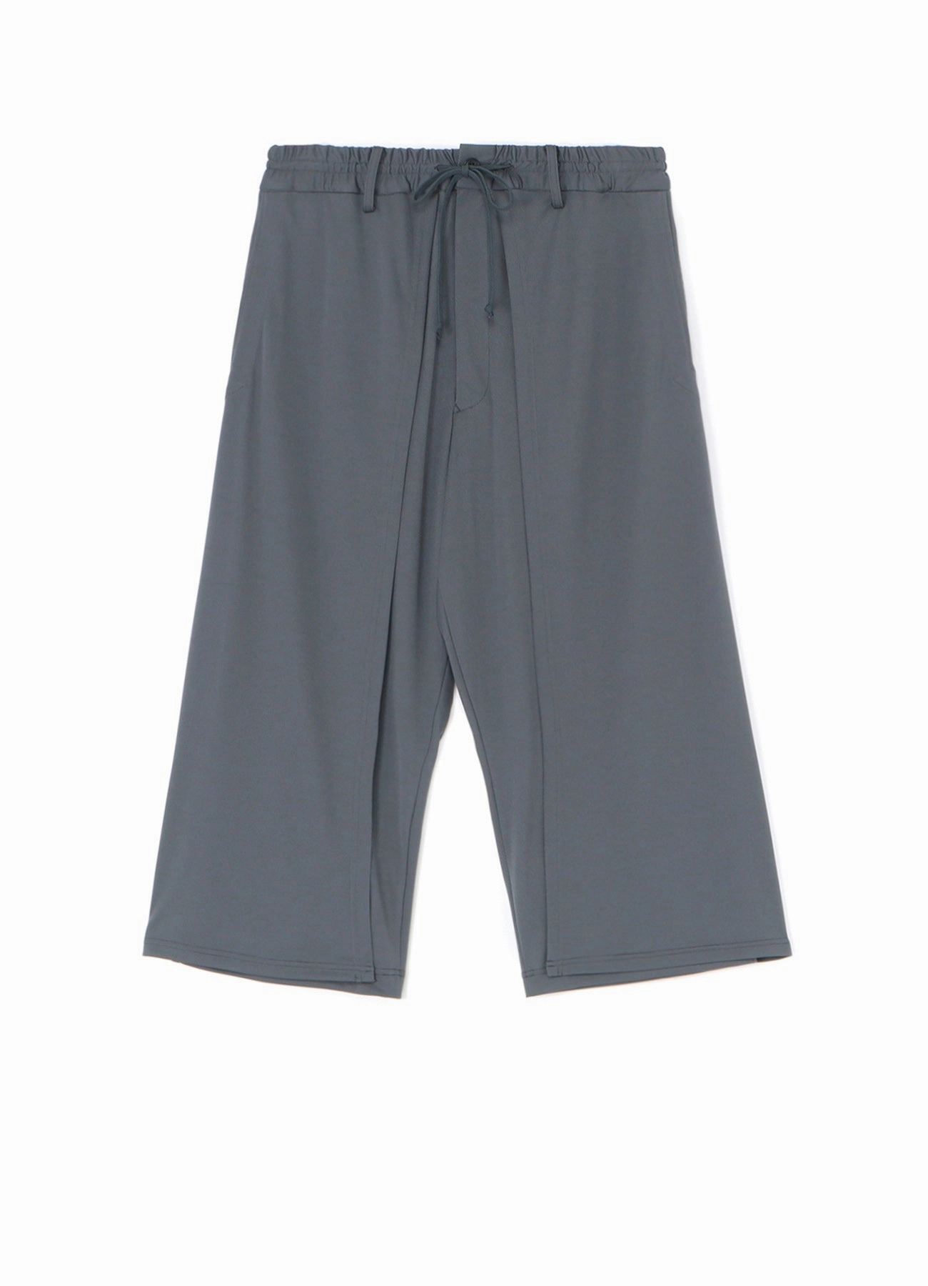 HIGH-GAUGE POLYESTER SMOOTH JERSEY  LAYERED PANTS Ergonomic Cut