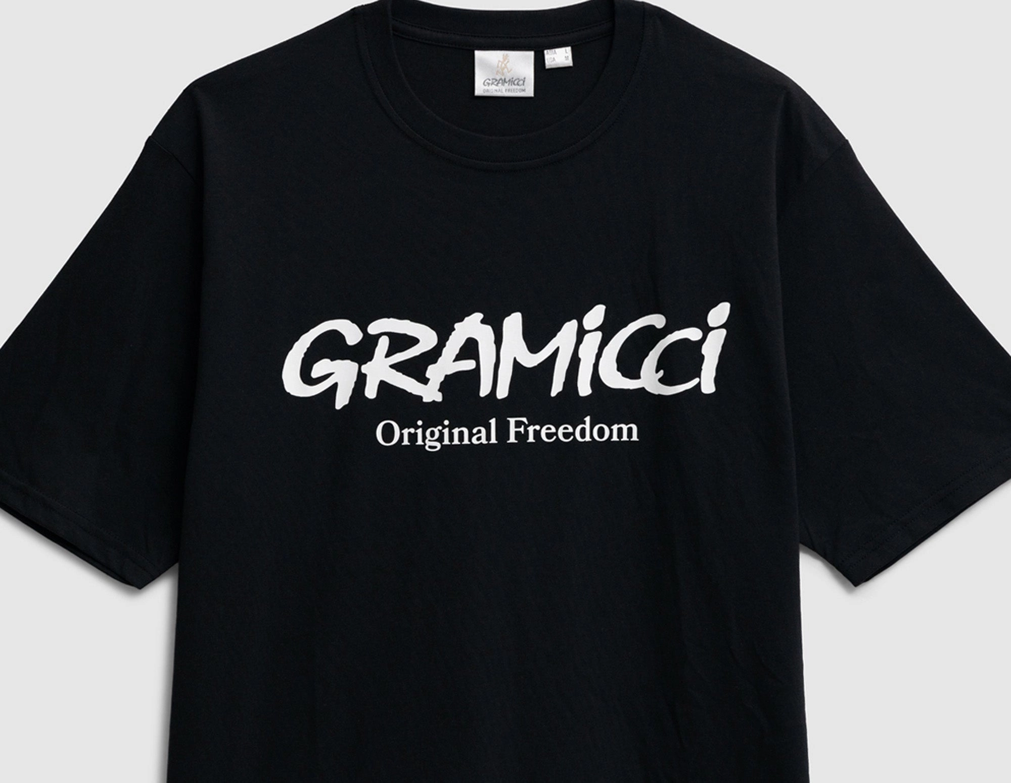 Gramicci Freedom T-Shirt Black Active Trend Look Unisex Fit
