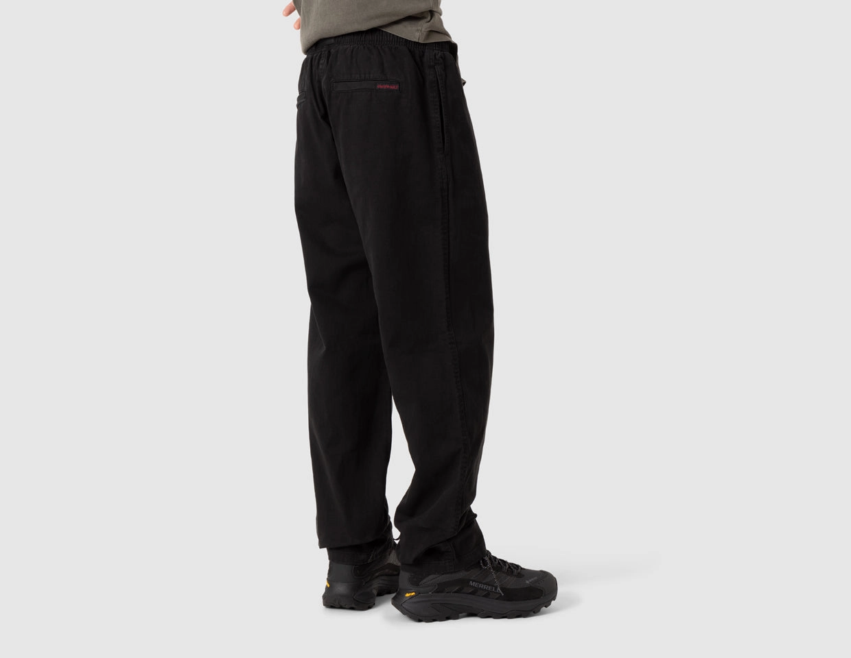 Gramicci Loose Tapered Pants / Black Flexible Knees