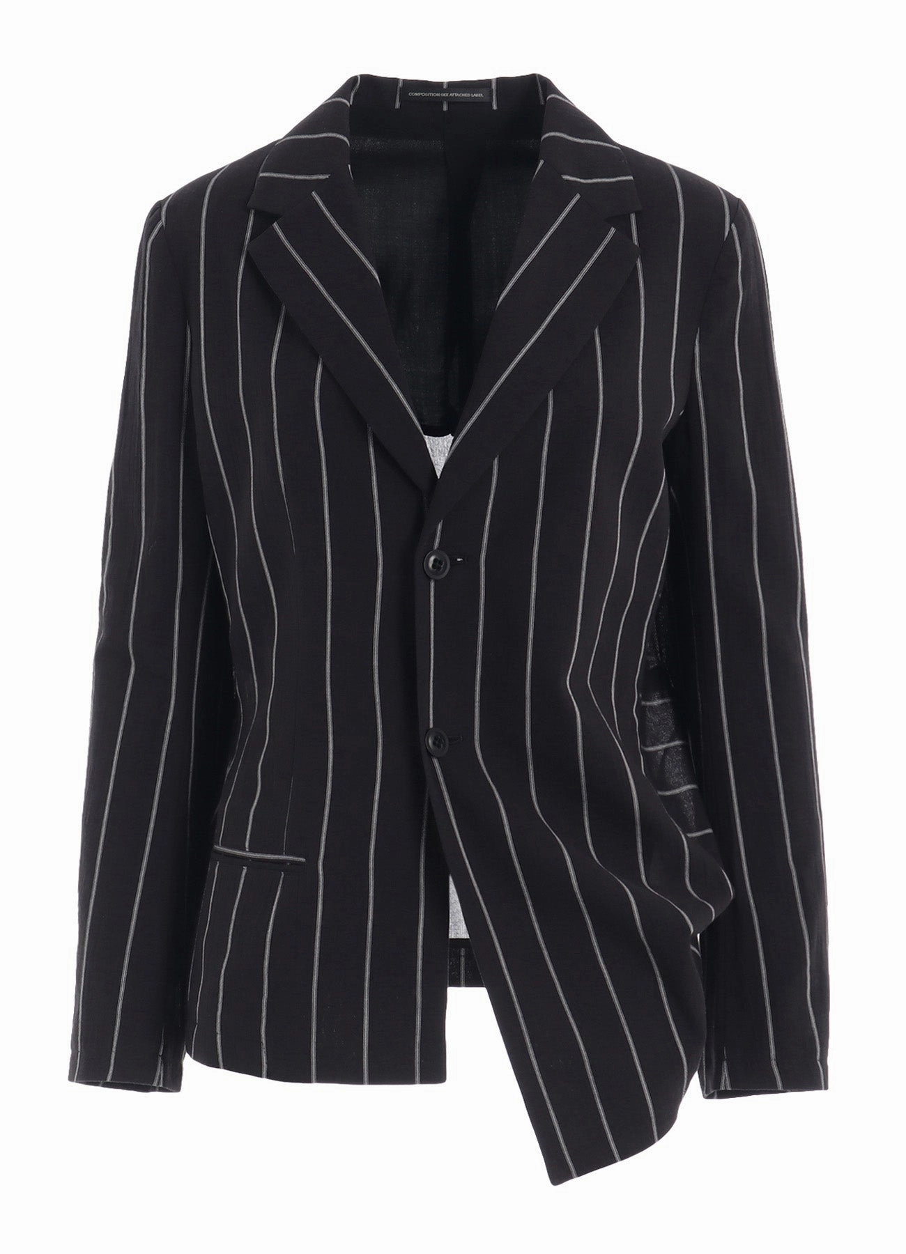 Equity WASHER STRIPE LEFT SIDE DROPPED JACKET