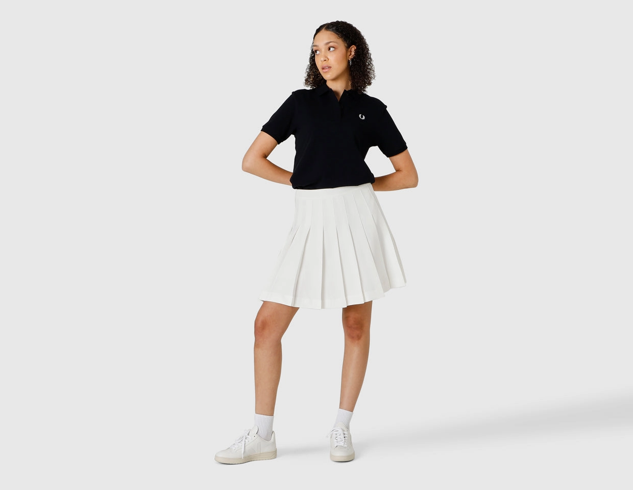 Comfortable Wear Eco Friendly Material Fred Perry Womens Fred Perry Shirt / Navy