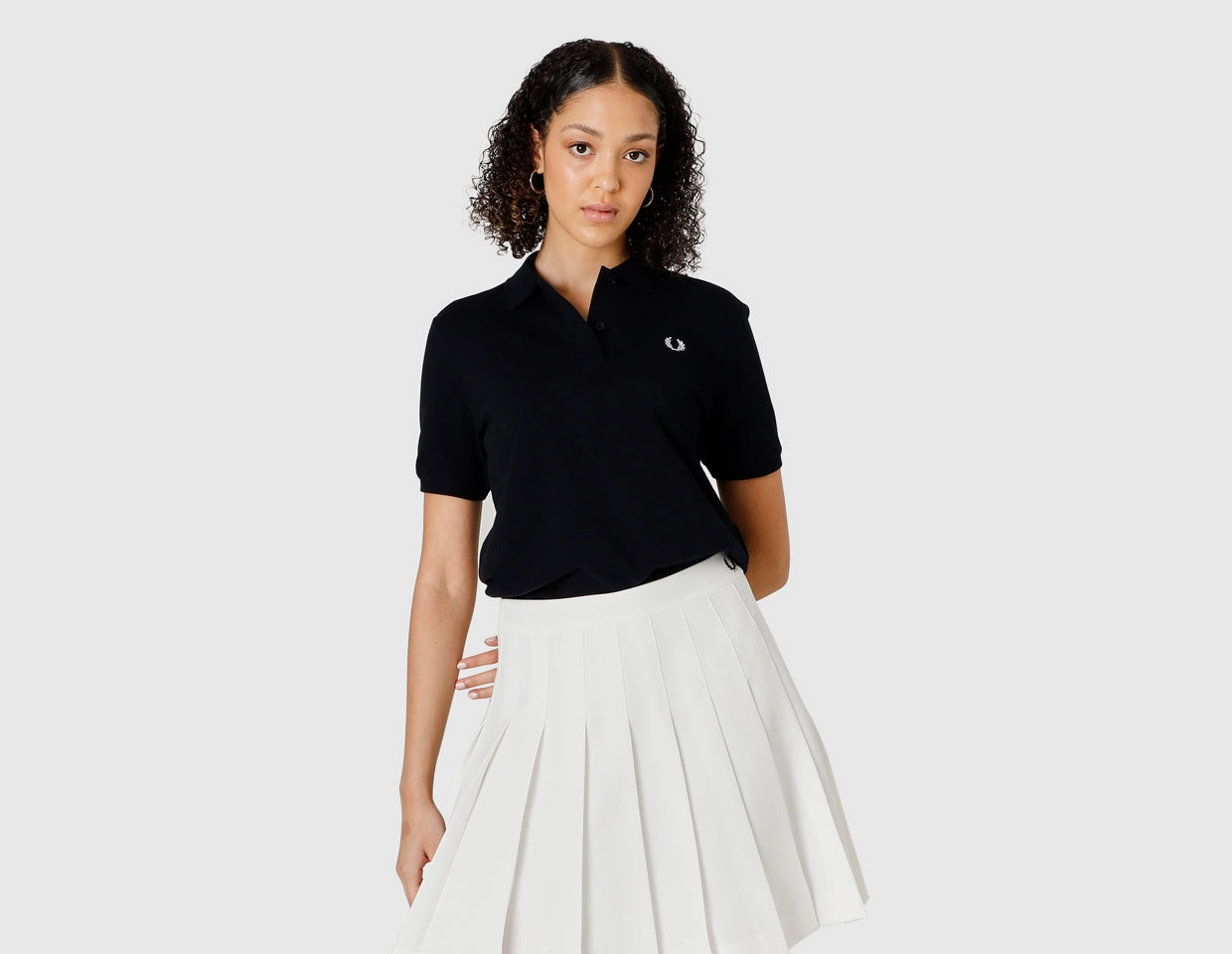 Fred Perry Womens Fred Perry Shirt / Navy MultipurposeCuffs