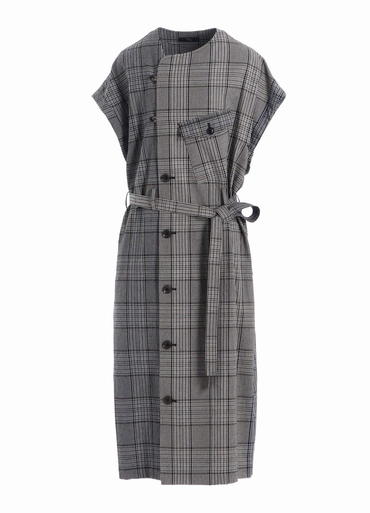 Trendy Everyday GRID PLAID SURGICAL DRESS