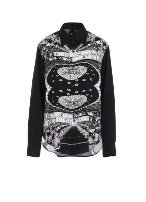 high-low hem High-End Finish Ground Y ?? ??MONONOKE The Movie??  Collaborate Collection OHIROMA RAYON BLOUSE