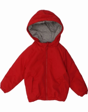 GUESS Baby Boys Graphic Hooded Windbreaker Jacket 12-18 Months Red Urban Activity
