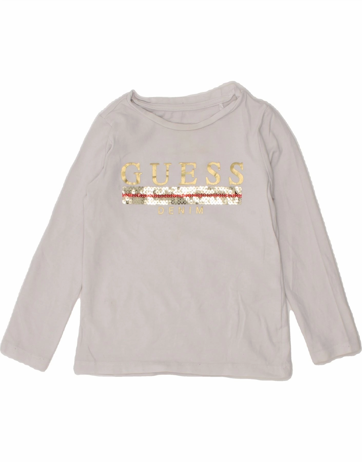 Luxurious Feel Essential Wardrobe GUESS Baby Girls Graphic Top Long Sleeve 18-24 Months White