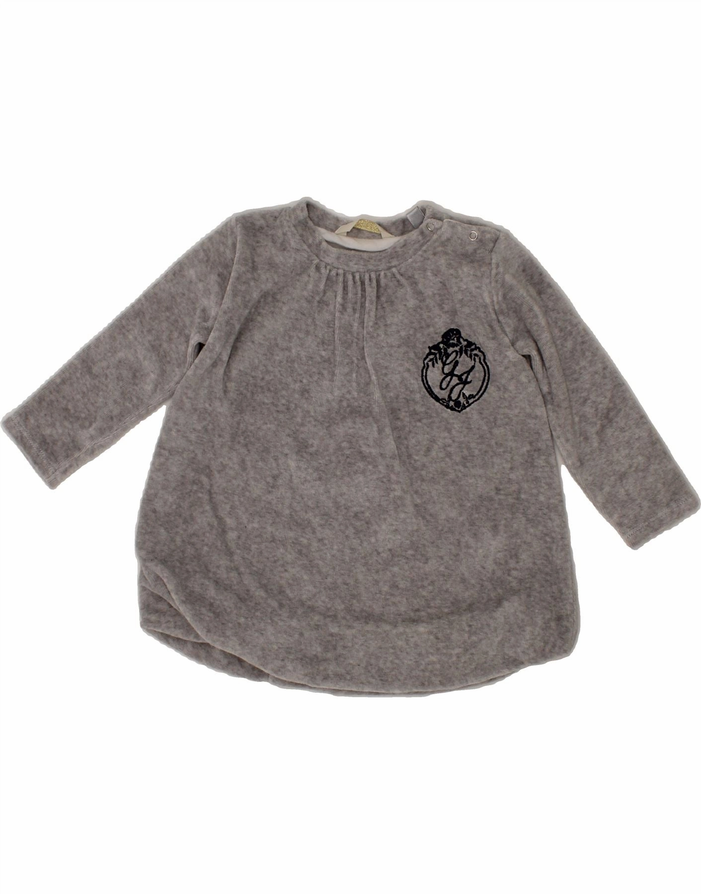 Morning Comfort GUESS Baby Girls Top Long Sleeve 18-24 Months Grey