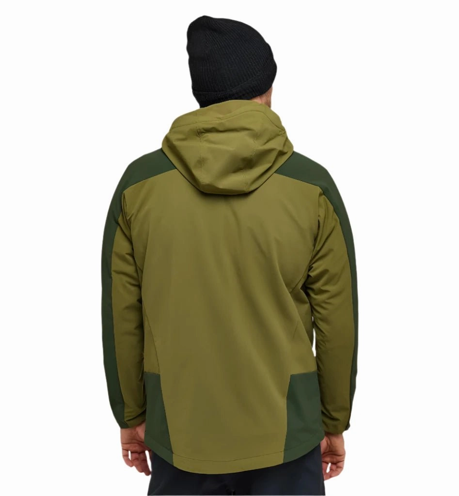 Haglofs Moran Hooded Softshell Jacket Men Cushion Foam Performance Tech