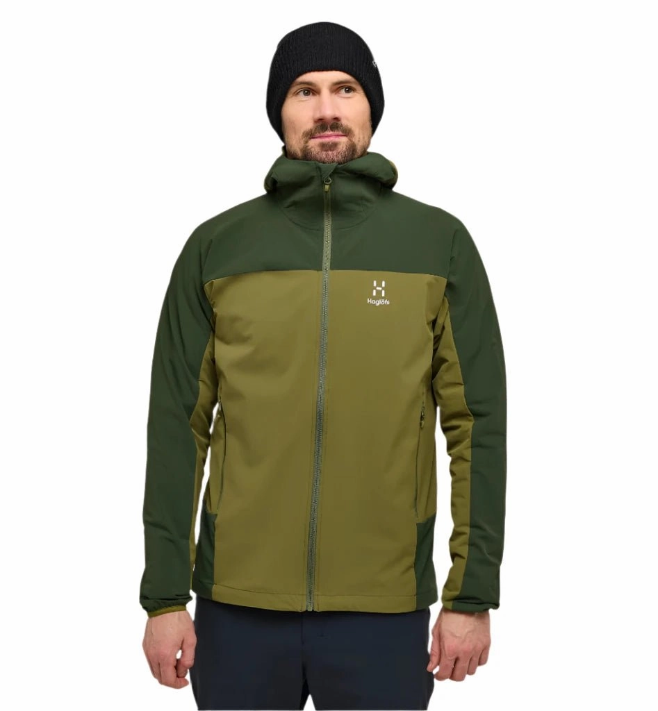 Haglofs Moran Hooded Softshell Jacket Men Every Step Tread Design
