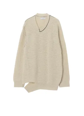 Daily Ready OdorResistant HALF CARDIGAN ASYMMETRY NECKLINE PO