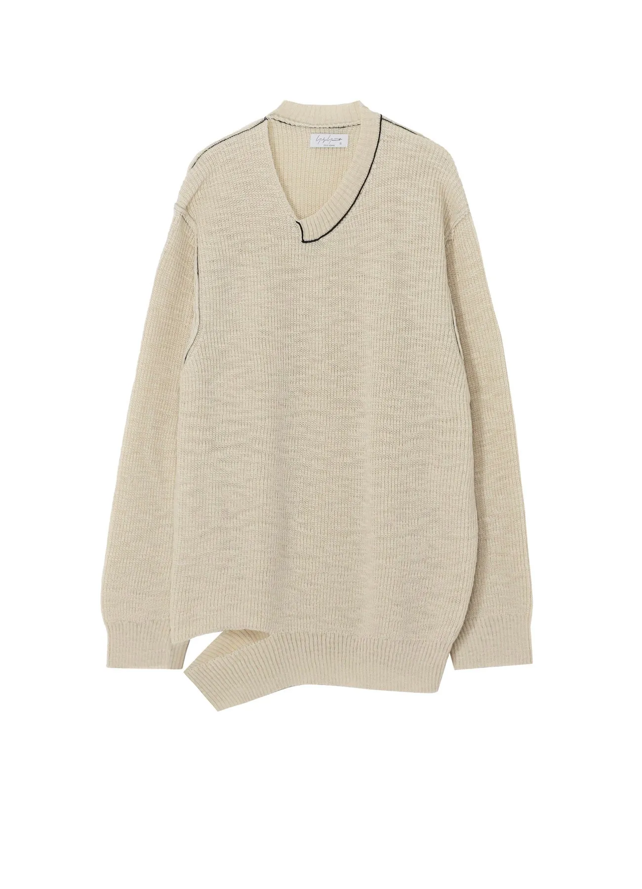 Daily Ready OdorResistant HALF CARDIGAN ASYMMETRY NECKLINE PO