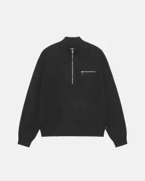 Turtle Neck Variant HALF ZIP MOCK NECK SWEATER