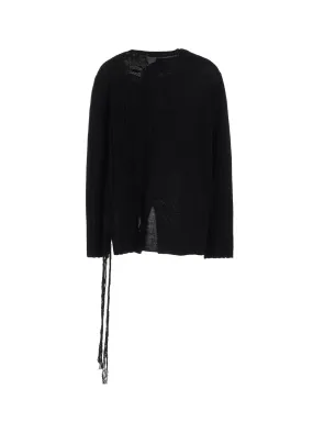 anti static HANGING STRING LONG SLEEVE KNIT