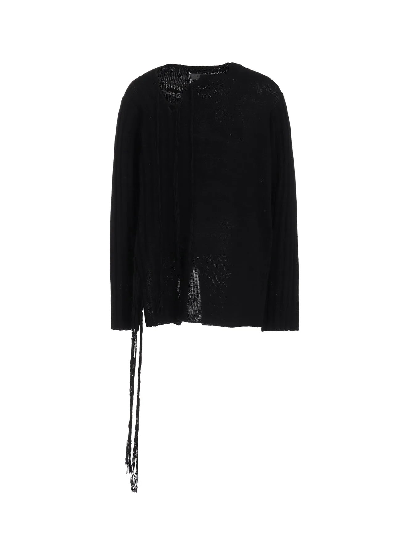 anti static HANGING STRING LONG SLEEVE KNIT