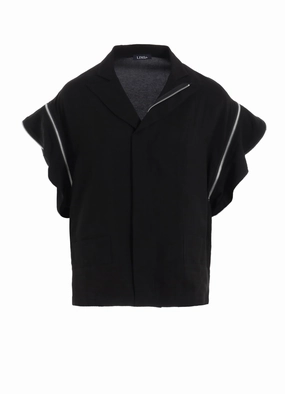 Solution Honor HARD TWIST GABARDINE CUFFS ZIP JACKET