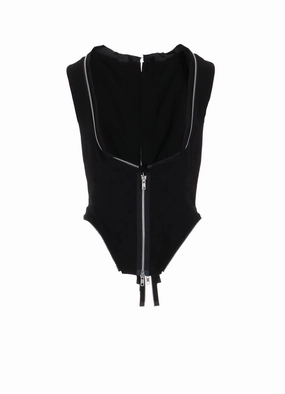 HARD TWIST GABARDINE ZIP VEST Non Restrictive Cuffs spherical