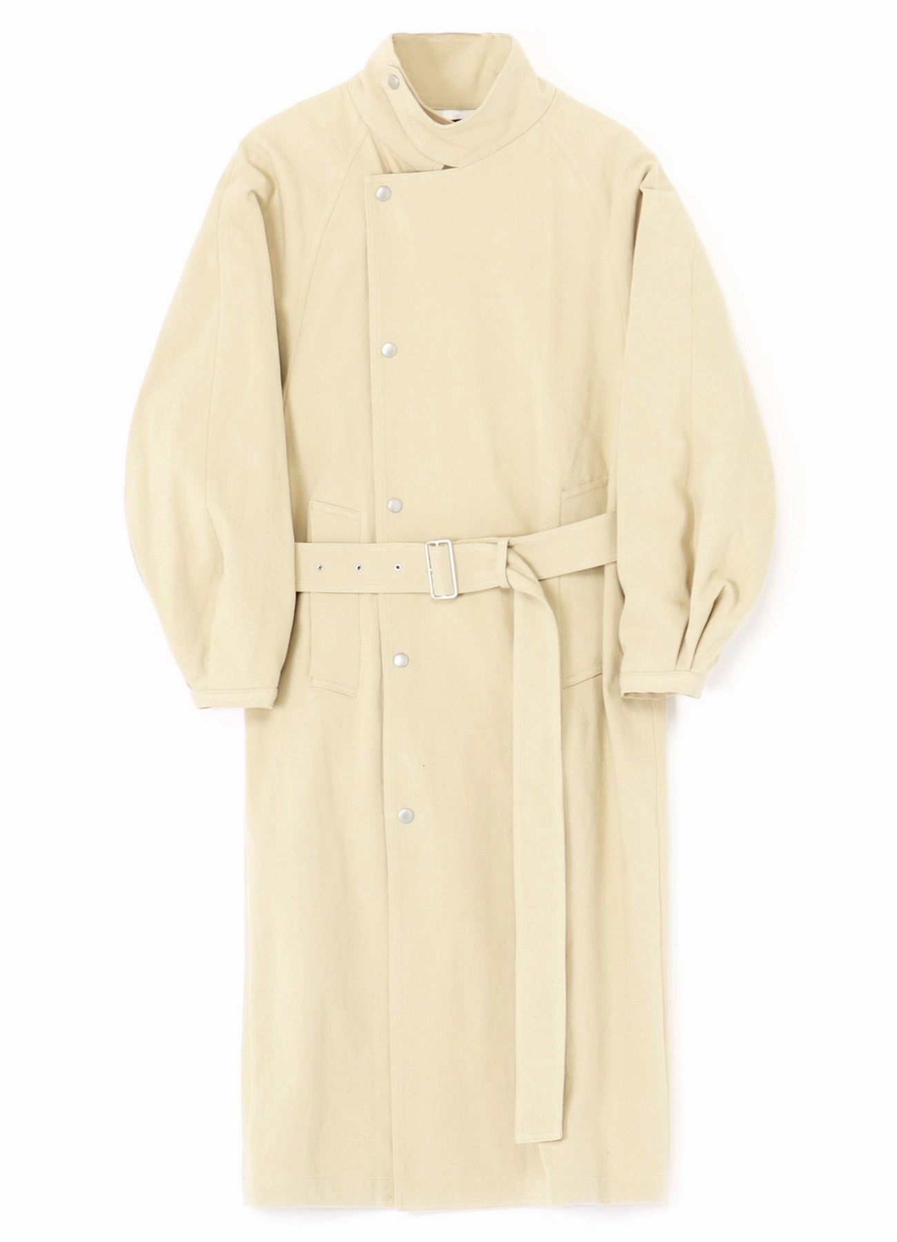 HARD TWISTED COTTON SATIN TRENCH COAT NonRestrictive Cut High Density Weave