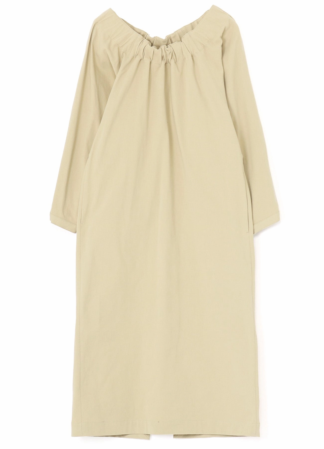 HARD TWISTED COTTON SATIN VOLUME DRESS Blush Glow