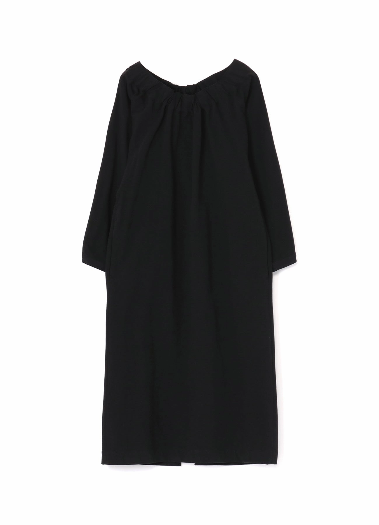 HARD TWISTED COTTON SATIN VOLUME DRESS Move Easy